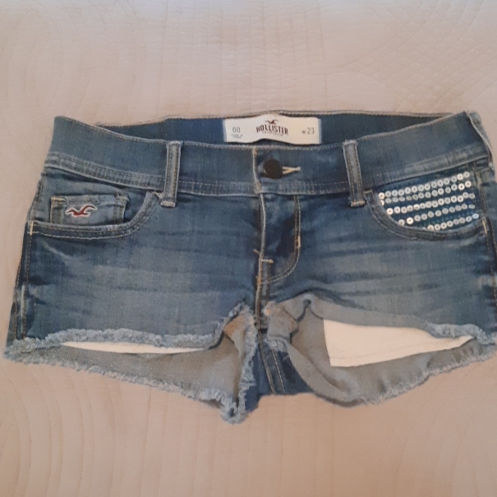 Hollister short shorts sz 00 W23